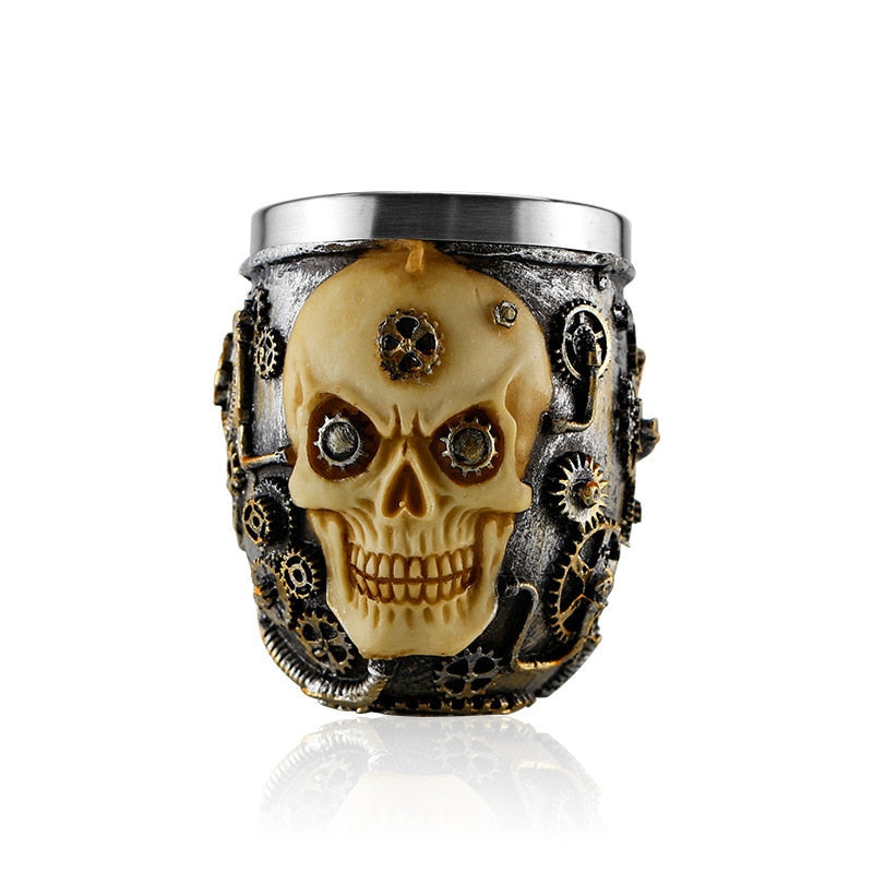 1/2pcs High Quality Men Skull Shaving Bowl Set